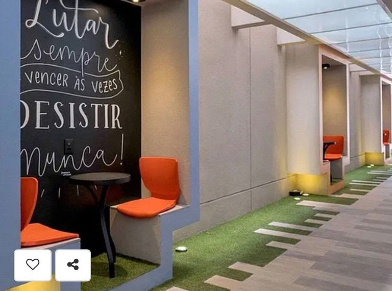 Studio Moderno em Moema | Metrô e Piscina