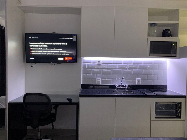 Studio Moderno em Moema | Metrô e Piscina 504