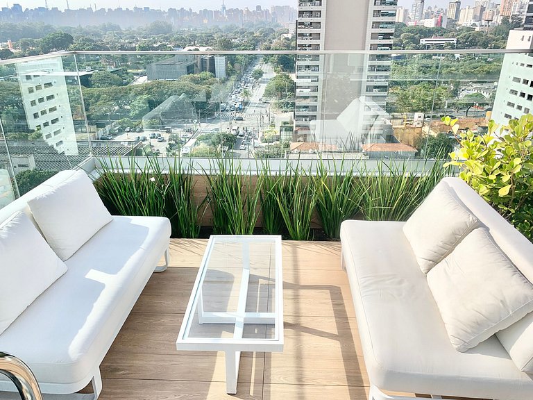 Studio Moderno em Moema | Metrô e Piscina 504