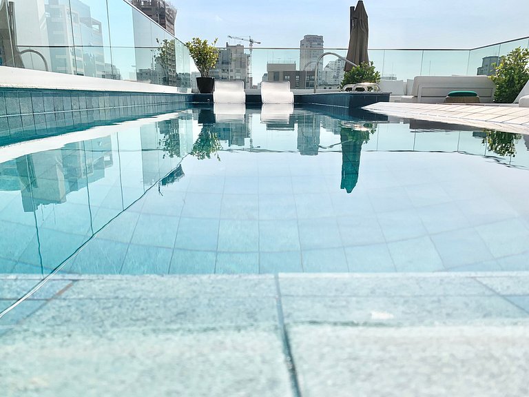 Studio Moderno em Moema | Metrô e Piscina 504