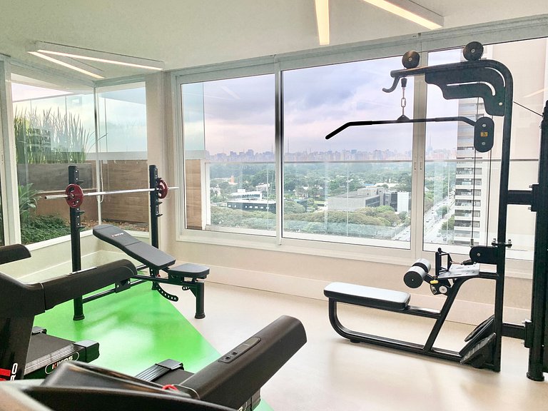 Studio Moderno em Moema | Metrô e Piscina