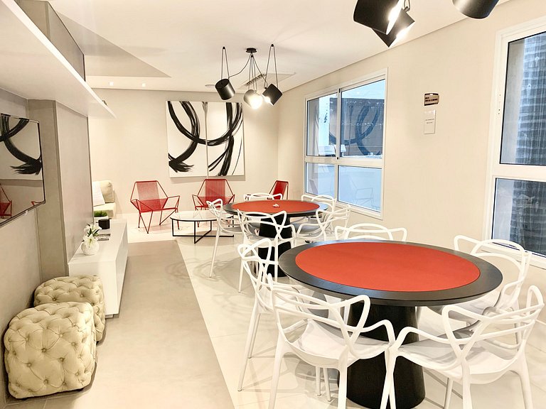 Studio Moderno em Moema | Metrô e Piscina 504