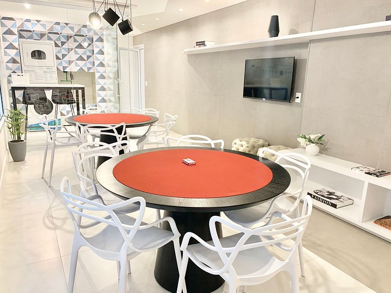 Studio Moderno em Moema | Metrô e Piscina