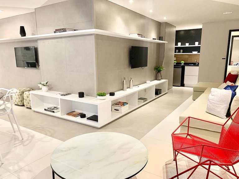 Studio Moderno em Moema | Metrô e Piscina 504