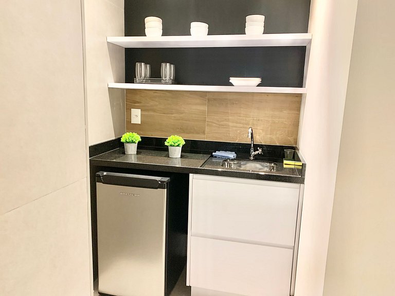 Studio Moderno em Moema | Metrô e Piscina 504