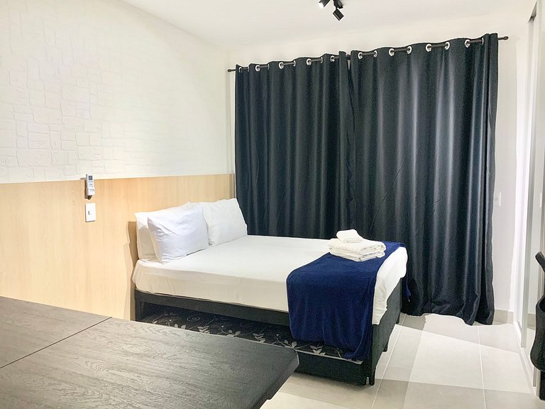 Studio Moderno em Moema | Metrô e Piscina 504