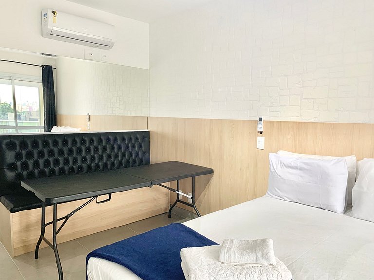 Studio Moderno em Moema | Metrô e Piscina