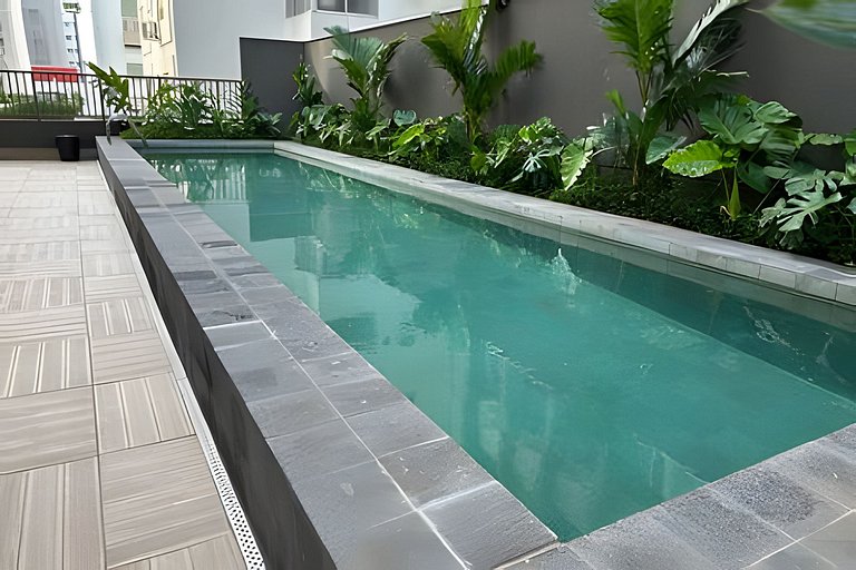 Studio Luxo c/ Piscina ao Lado do MASP 906