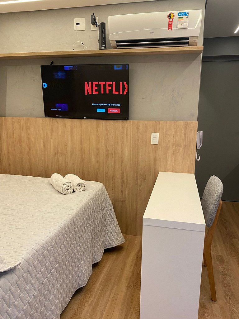 (814 P) Novo Ap aconchegante no Jardins