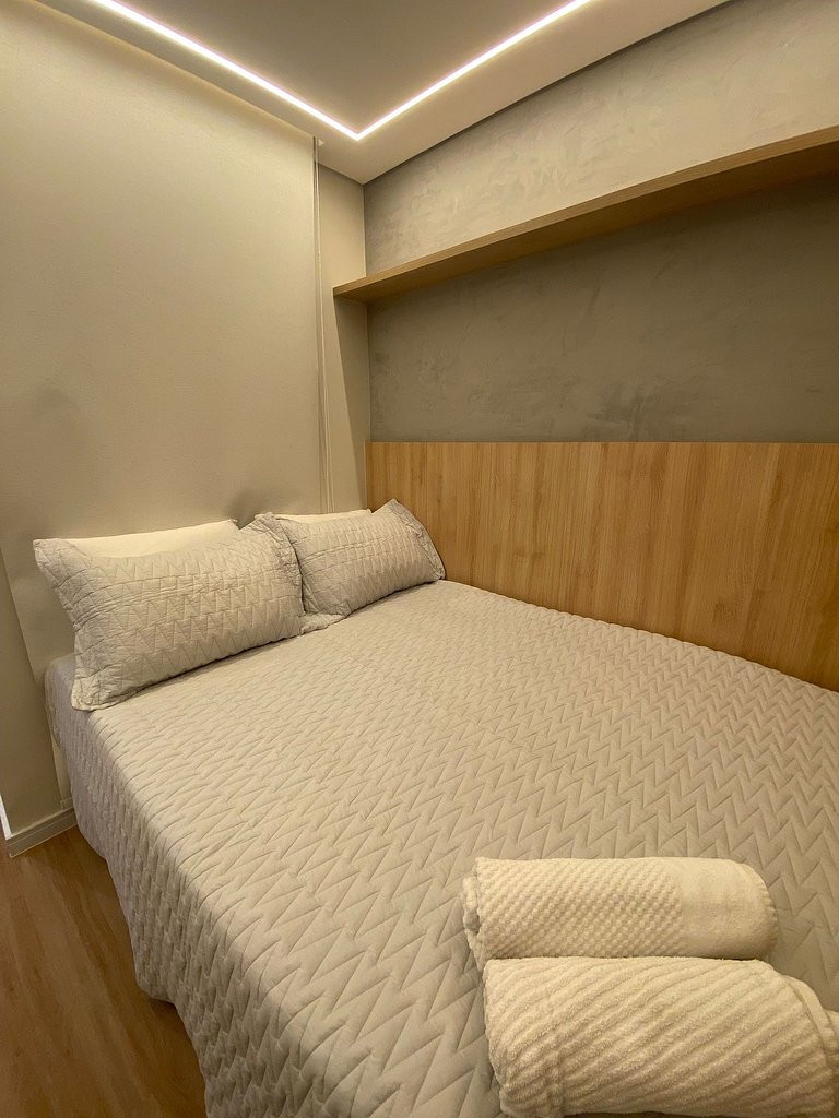 (814 P) Novo Ap aconchegante no Jardins