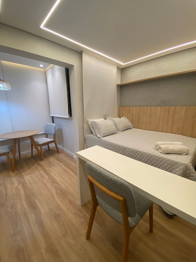 (814 P) Novo Ap aconchegante no Jardins
