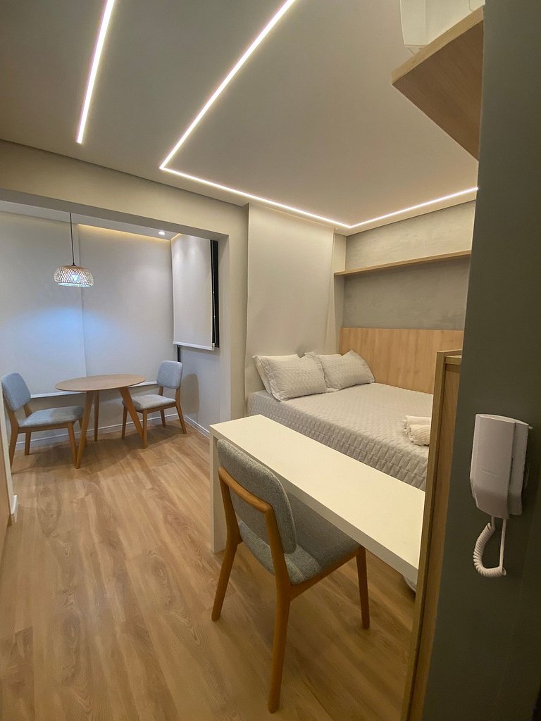(814 P) Novo Ap aconchegante no Jardins