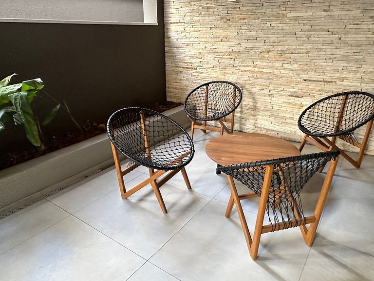 (814 P) Novo Ap aconchegante no Jardins