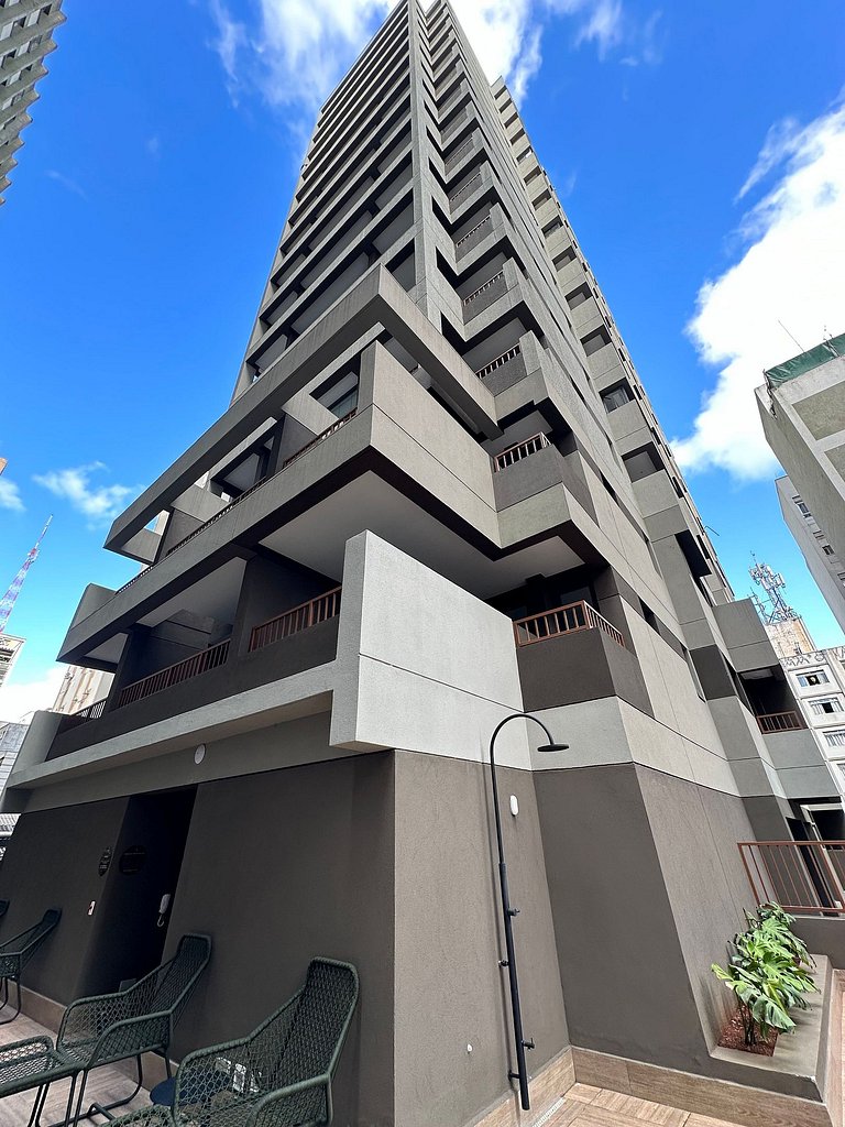 (814 P) Novo Ap aconchegante no Jardins