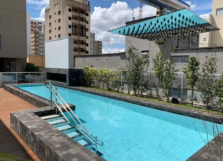 Augusta Premium Studio com ar e academia 102 UA