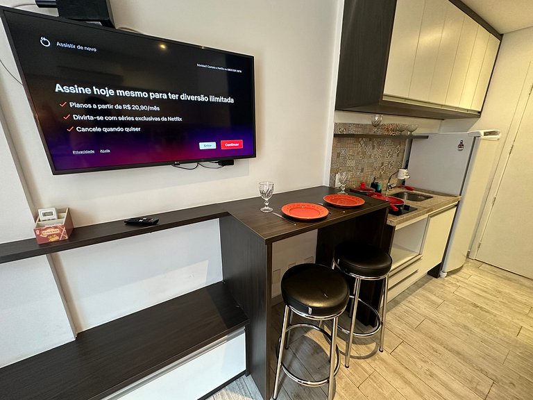 Augusta Premium Studio com ar e academia 102 UA