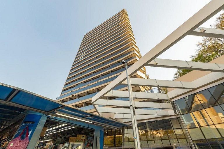 Paraíso: Studio com varanda e vista incrível 408