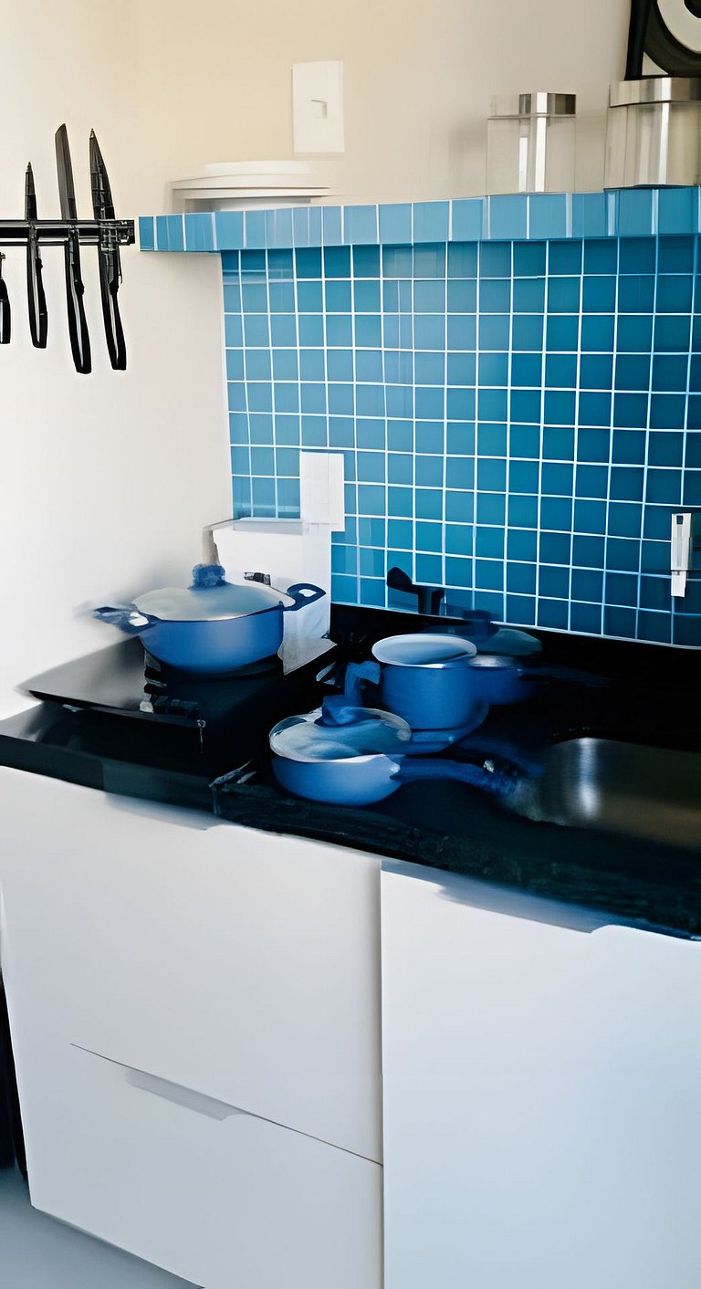 Paraíso: Studio com varanda e vista incrível 408