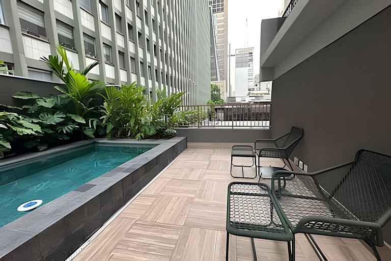 Studio Luxo Jardins 1 Quadra da Paulista cd 510