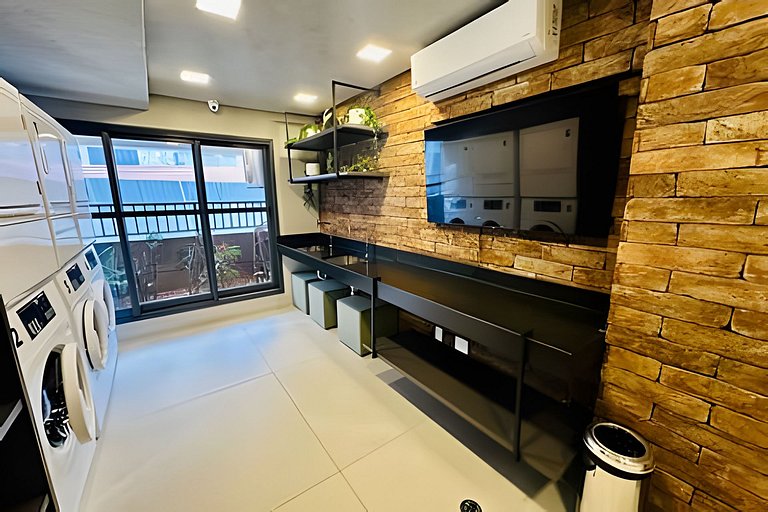 Studio Alianz parque com piscina rooftop 1408