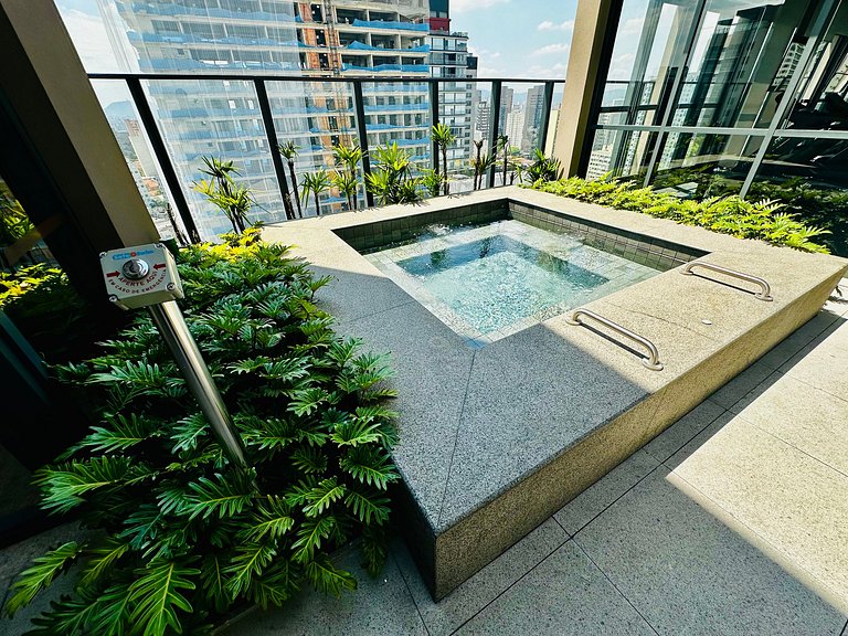 Studio Alianz parque com piscina rooftop 1408