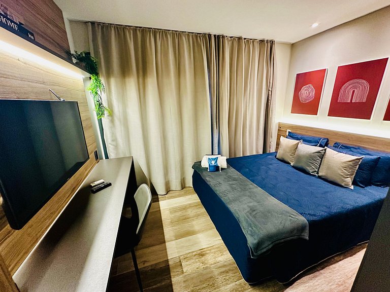 Studio Alianz parque com piscina rooftop 1408