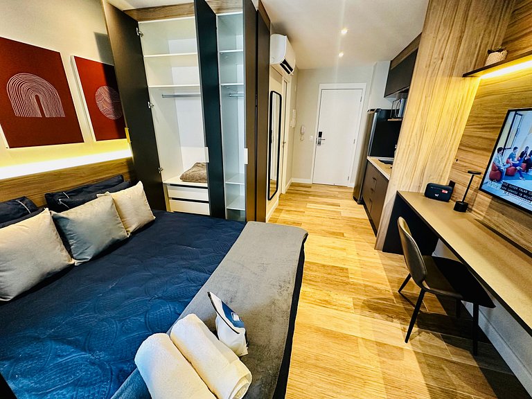 Studio Alianz parque com piscina rooftop 1408