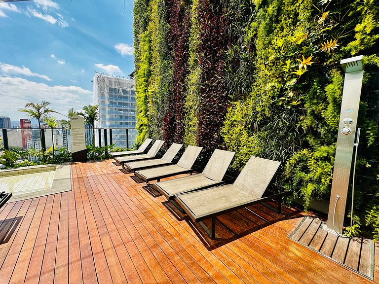 Studio Alianz parque com piscina rooftop 1408