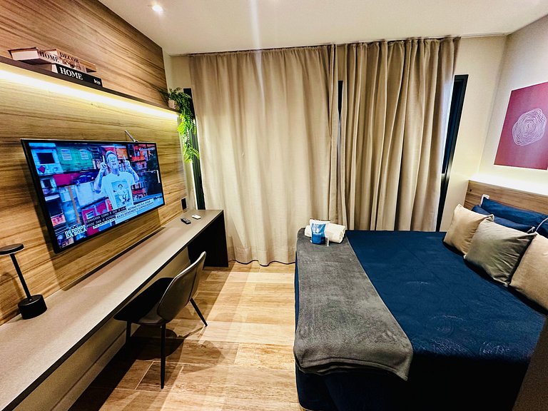 Studio Alianz parque com piscina rooftop 1408