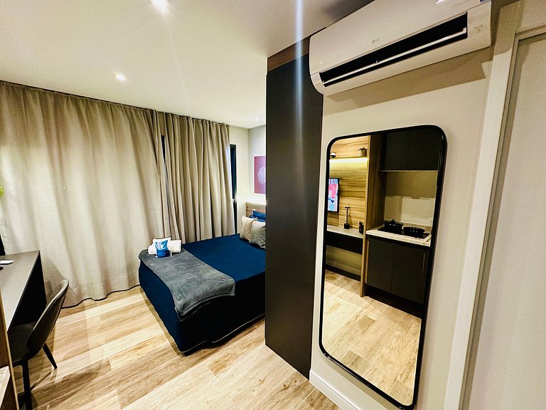 Studio Alianz parque com piscina rooftop 1408