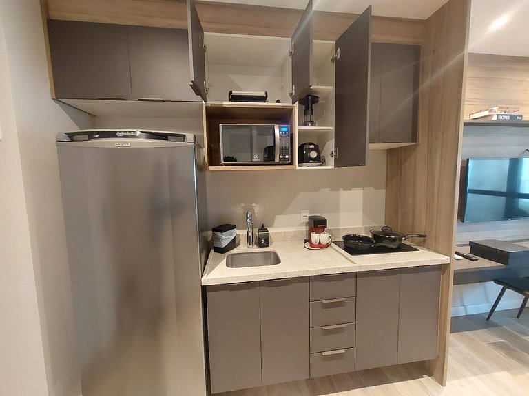 Studio Alianz parque com piscina rooftop 1408