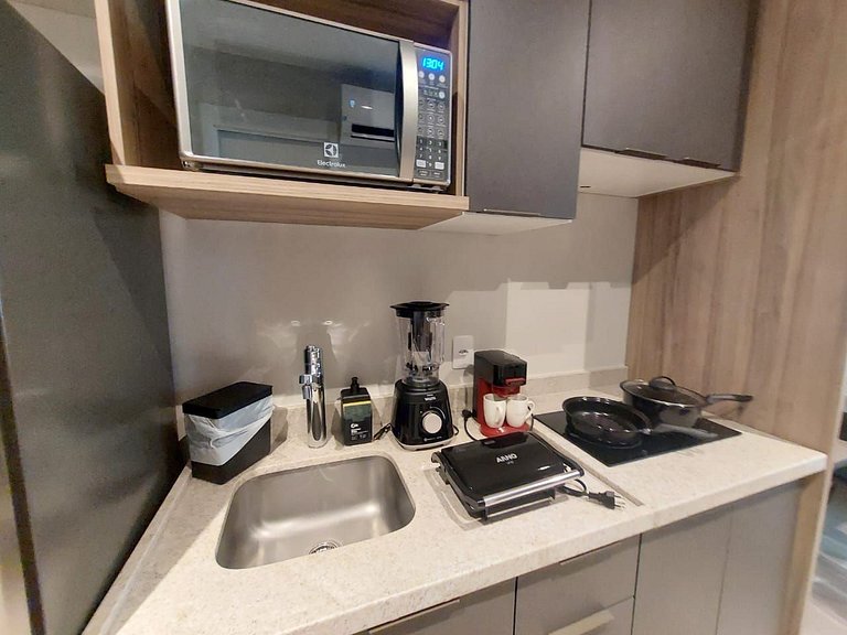 Studio Alianz parque com piscina rooftop 1408