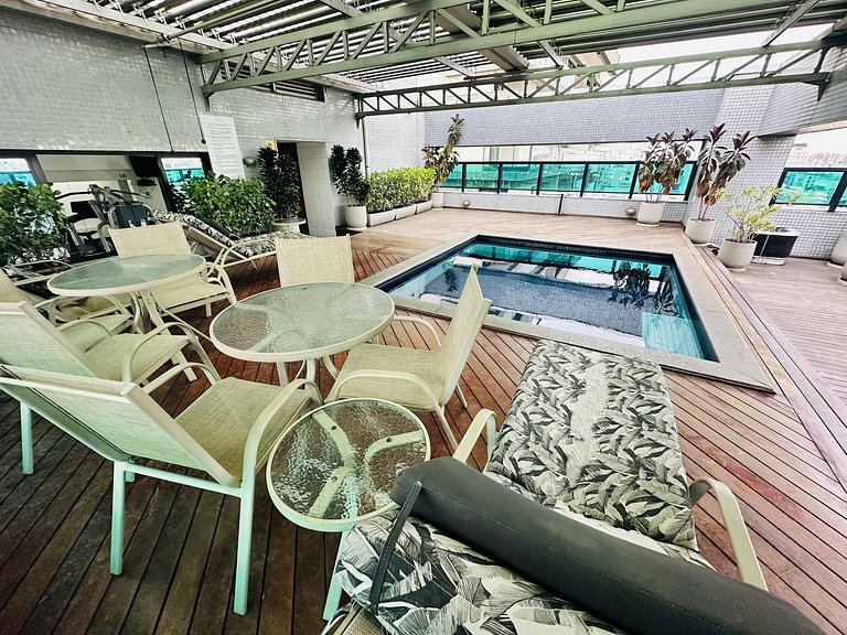 Ap Jardins com garagem piscina sauna academia Jml