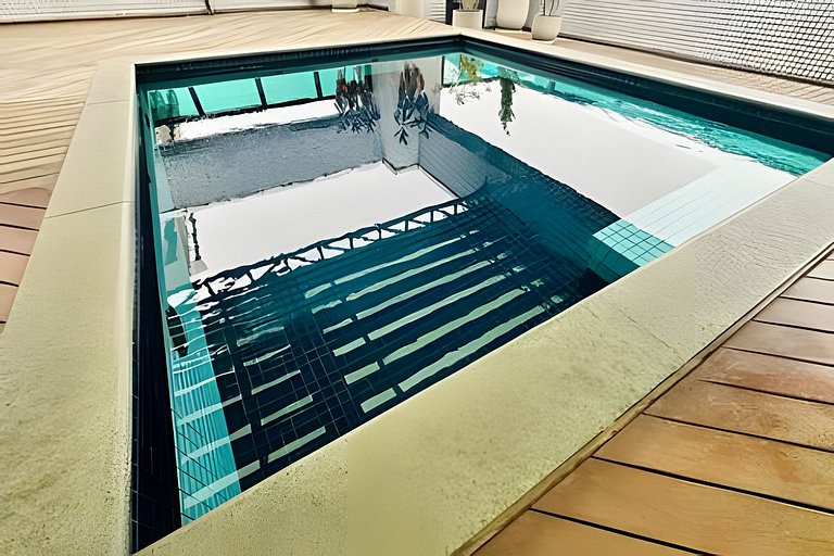 Ap Jardins com garagem piscina sauna academia Jml