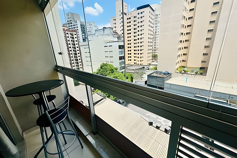 Studio com garagem parque Augusta Sp 609 ua