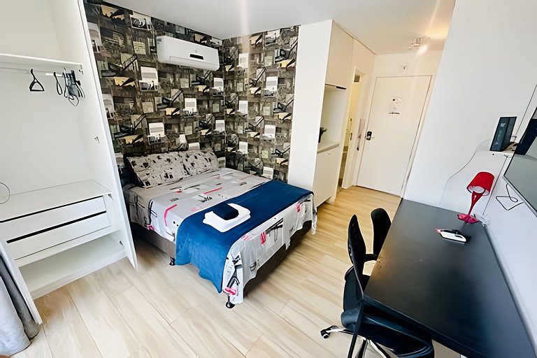 Studio com garagem parque Augusta Sp 609 ua