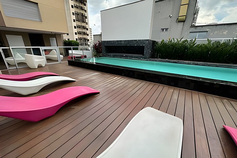 Studio com garagem parque Augusta Sp 609 ua