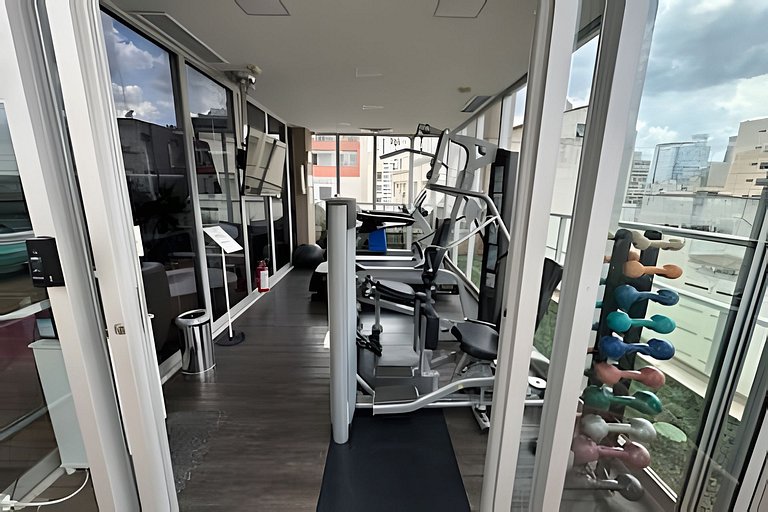 Studio com garagem parque Augusta Sp 609 ua