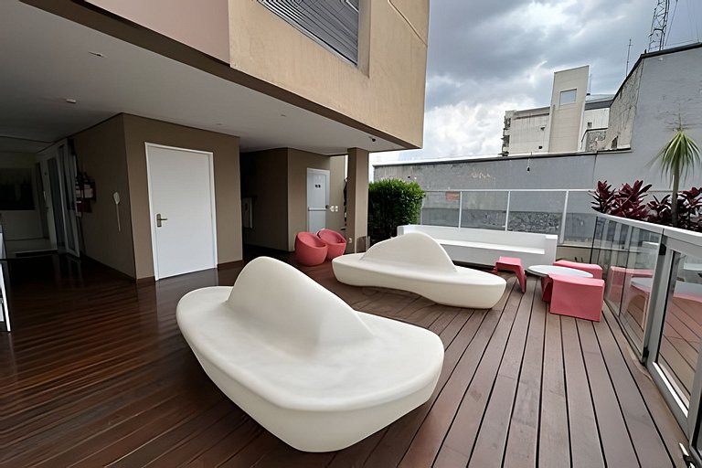 Studio com garagem parque Augusta Sp 609 ua