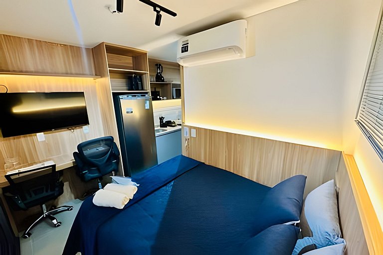 Jardins 1 quadra do Masp Ar + Wi-Fi rápido cd 403