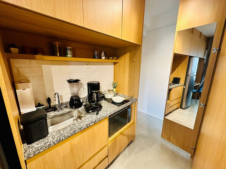 Studio Novo no Jardins | Metrô, Piscina e AC 1103