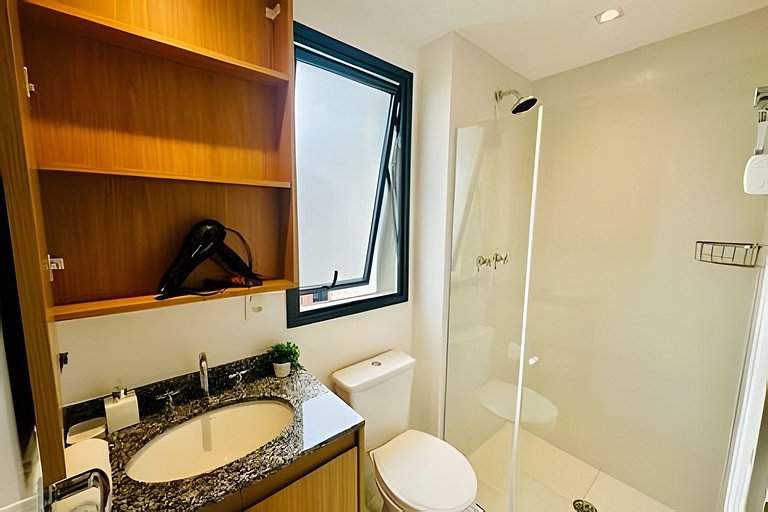 Studio Novo no Jardins | Metrô, Piscina e AC 1103