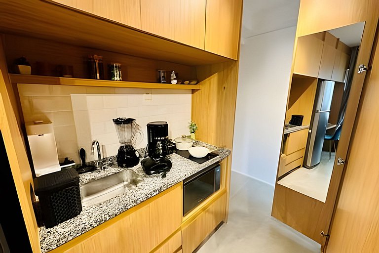 Studio Novo no Jardins | Metrô, Piscina e AC 1103