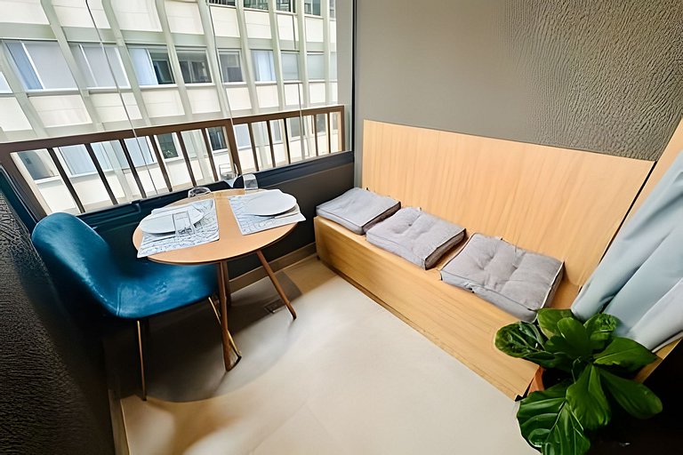 Studio Novo no Jardins | Metrô, Piscina e AC 1103