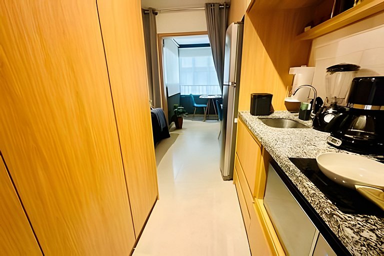 Studio Novo no Jardins | Metrô, Piscina e AC 1103