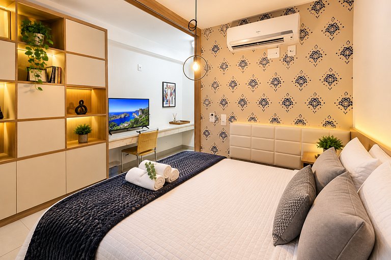 Studio Luxo varanda gourmet Próx. Metrô Moema 204