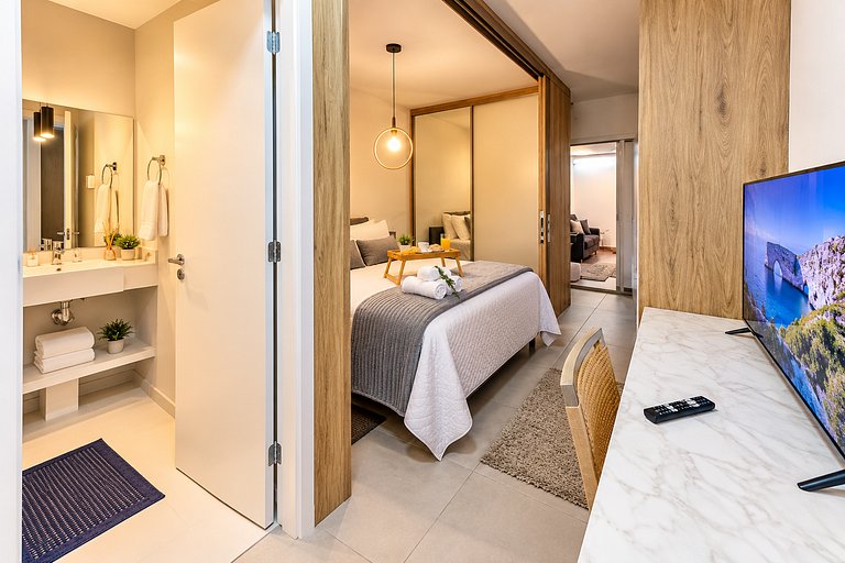 Studio Luxo varanda gourmet Próx. Metrô Moema 204